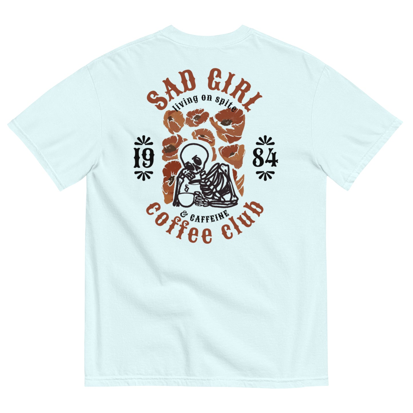 SAD GIRL COFFEE CLUB graphic tee